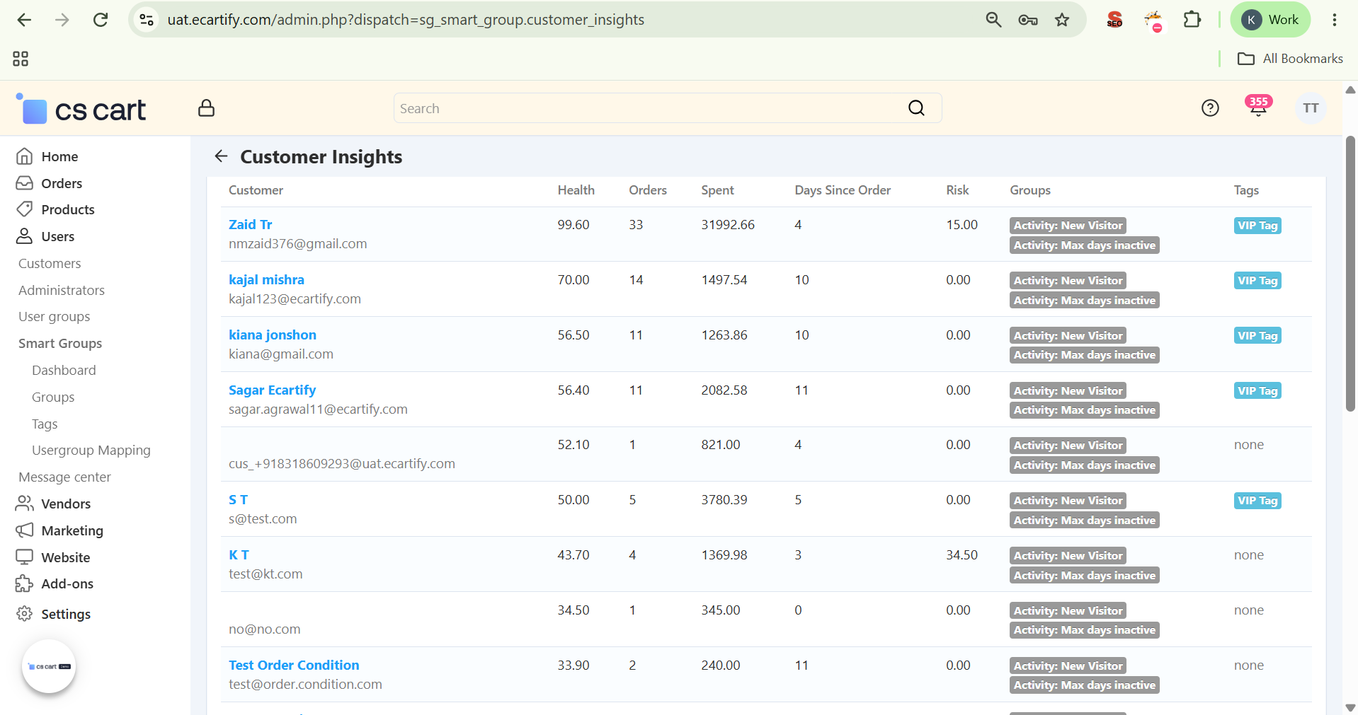 Existing Mappings table showing type, Smart Group ID, target Usergroup, and sync behavior